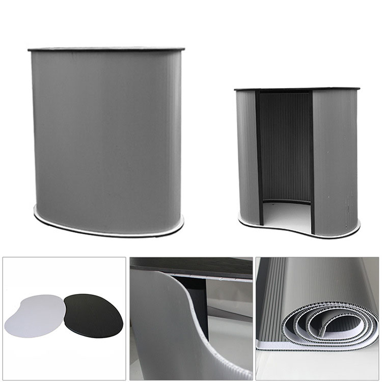Portable Reception Counter Table-Curved Shape